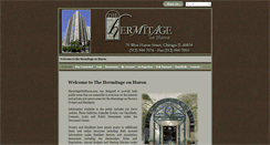 Desktop Screenshot of hermitageonhuron.com