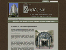 Tablet Screenshot of hermitageonhuron.com